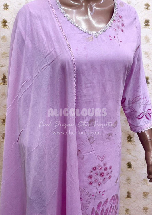 FLORAL COTTON STITCHED COLLECTION | 923
