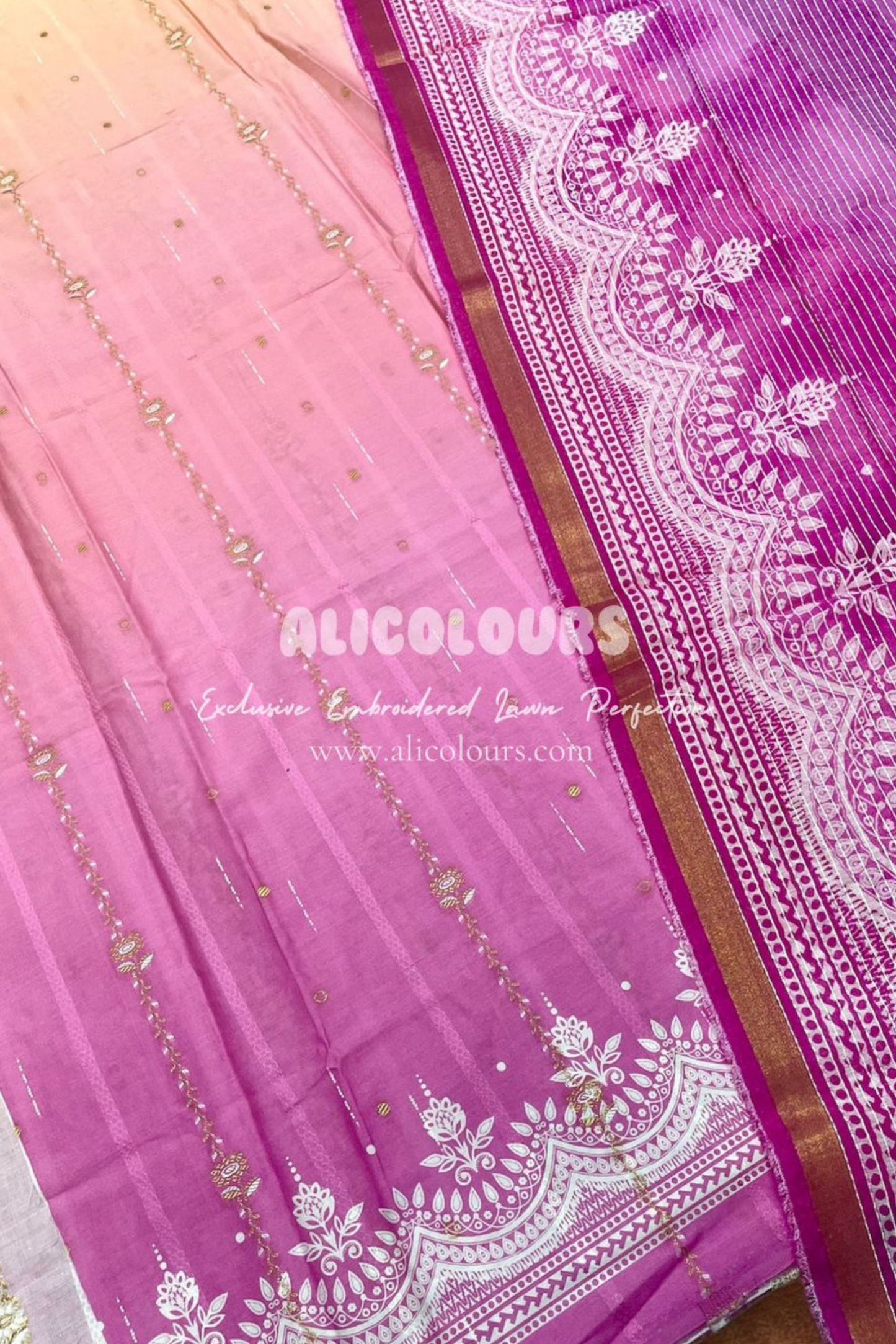 EXCLUSIVE EMBROIDERED LUXURIOUS SOFT LAWN PERFECTION | B-1100