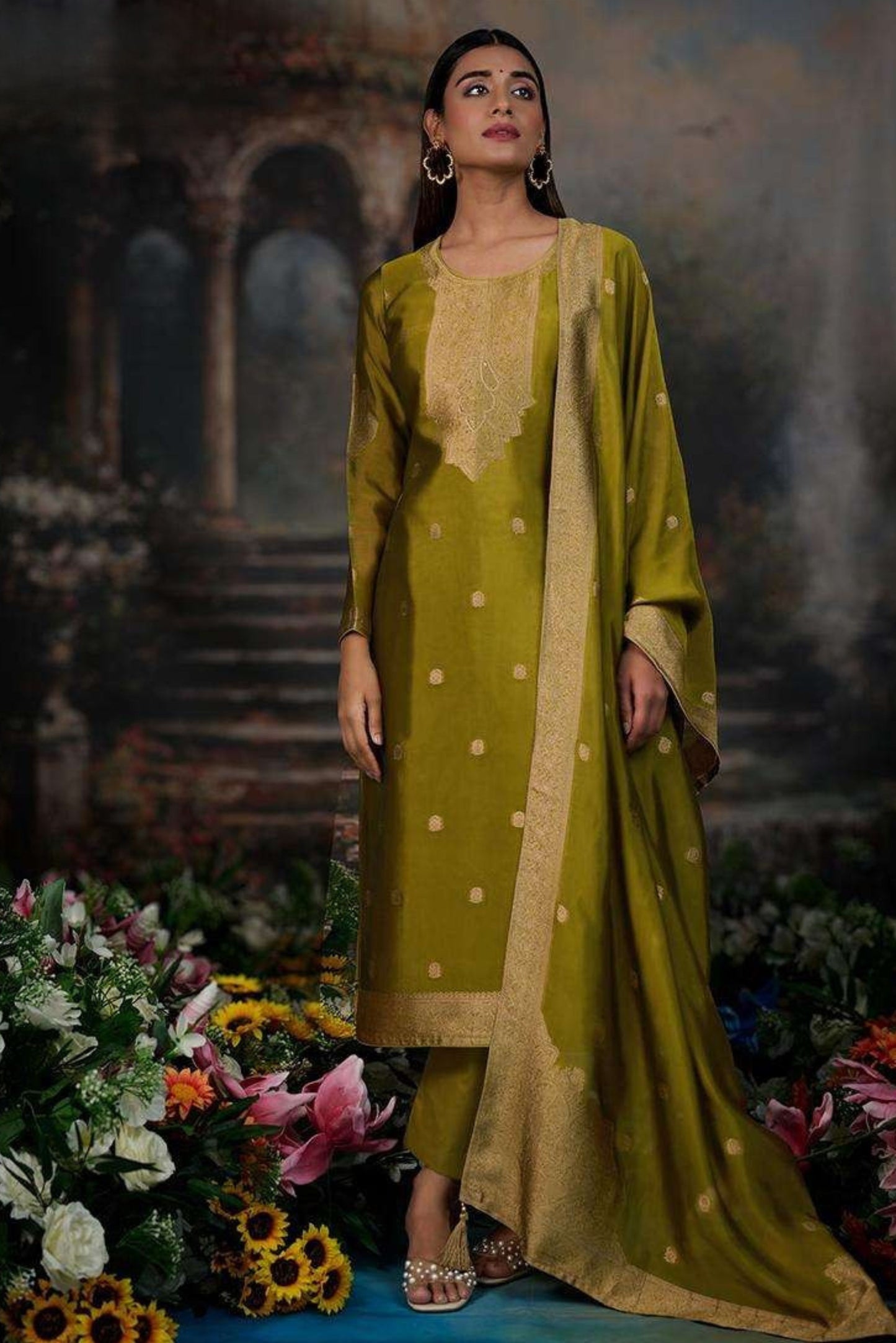 VRISA DESIGNER JACQUARD SILK PERFECTION | NE-1006