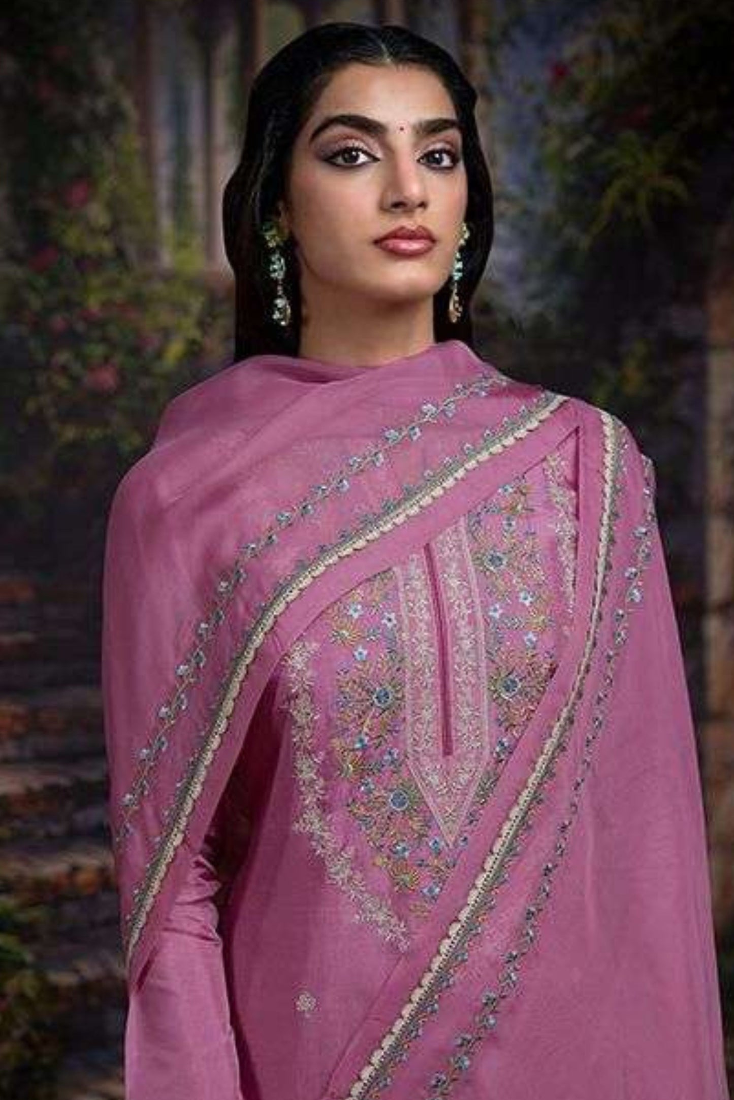 SHAYA FANCY EMBROIDERED SILK COLLECTION | 1108-D