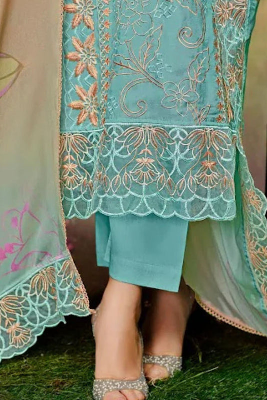 MARIYAM HEER PURE MUSLIN PAKISTANI COLLECTION | 9613