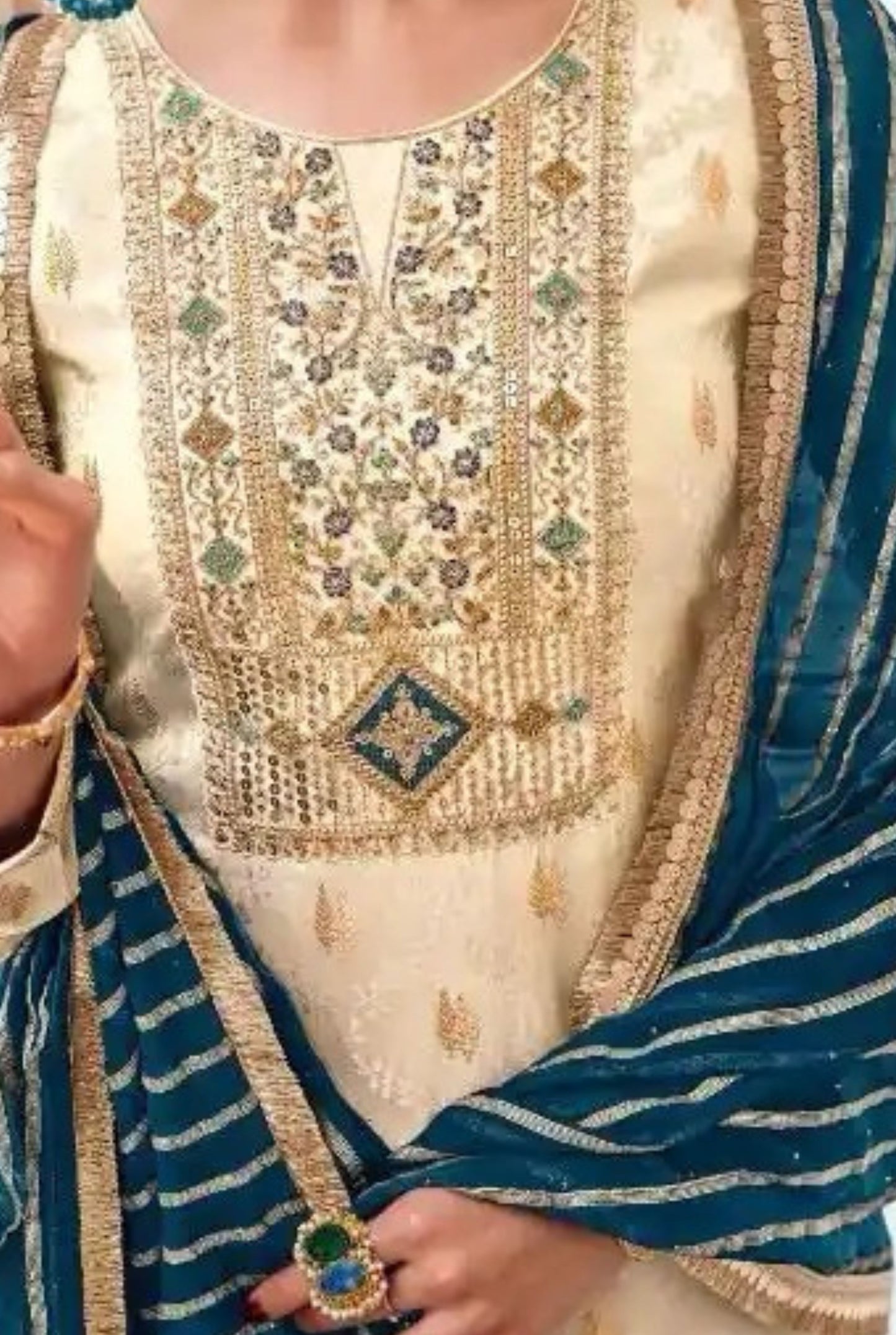 KANJIVARAM TISSUE SILK EMBROIDERED PERFECTION | 2050
