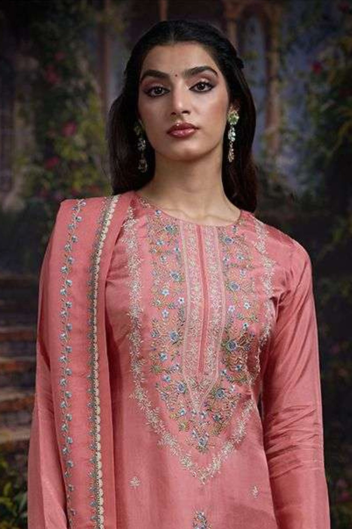 SHAYA FANCY EMBROIDERED SILK COLLECTION | 1108-A