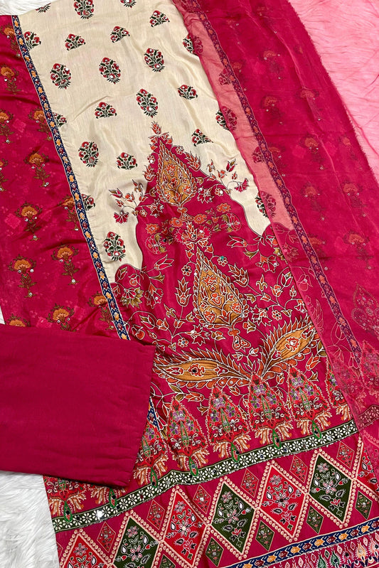 ELEGANCE MUSLIN HANDWORK COLLECTION | B-204