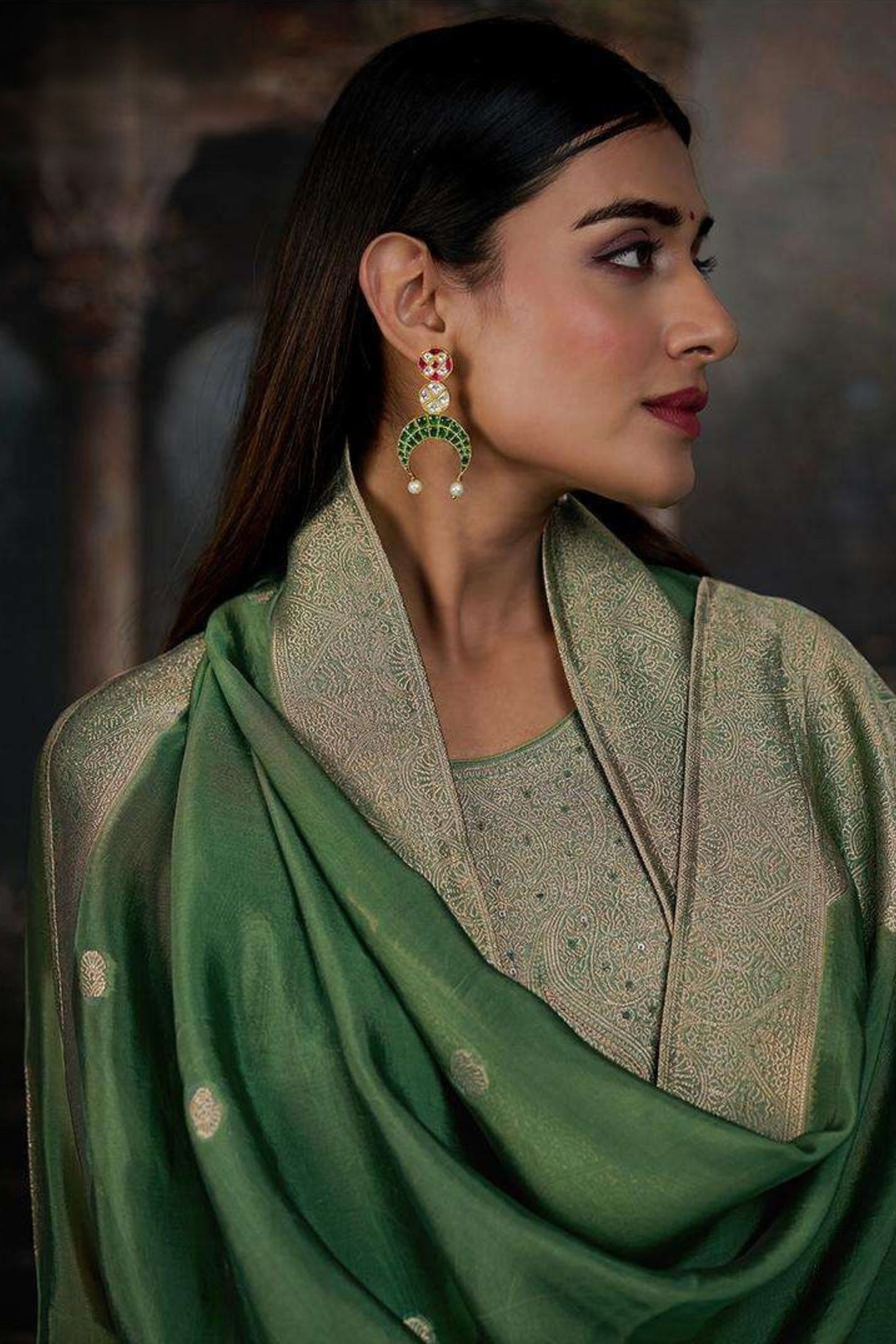 VRISA DESIGNER JACQUARD SILK PERFECTION | NE-1002