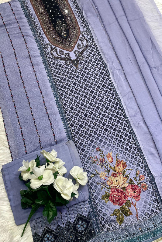 PREMIUM MUSLIN HANDWORK COLLECTION | P-004