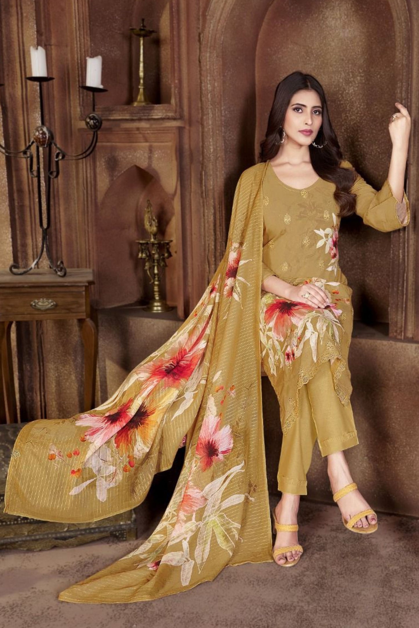 COTTON EMBROIDERED COLLECTION | 73280-C