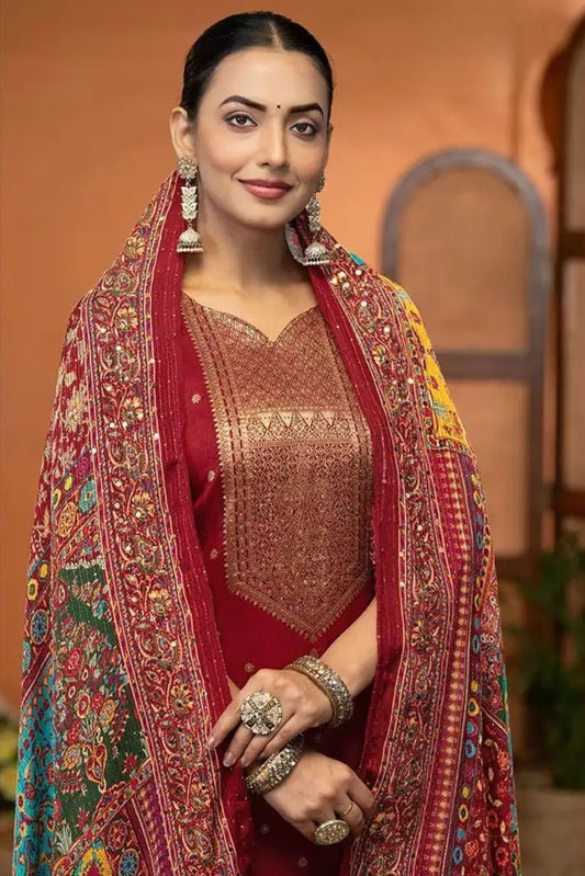 HANSINI DESIGNER UN-STITCHED COLLECTION | NE-S48-F