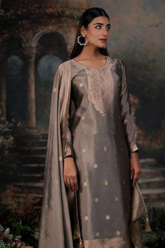 VRISA DESIGNER JACQUARD SILK PERFECTION | NE-1004