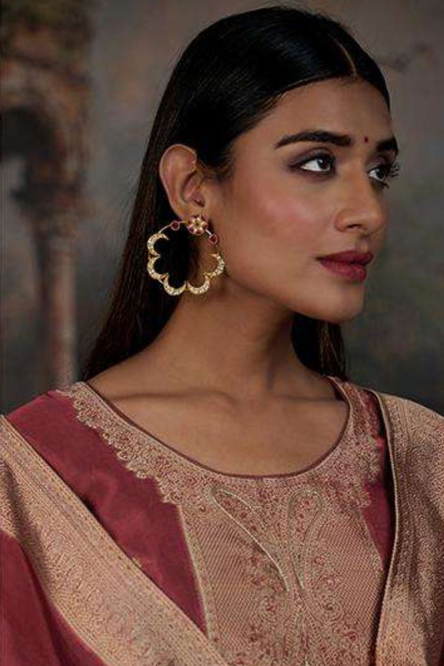 VRISA DESIGNER JACQUARD SILK PERFECTION | NE-1003