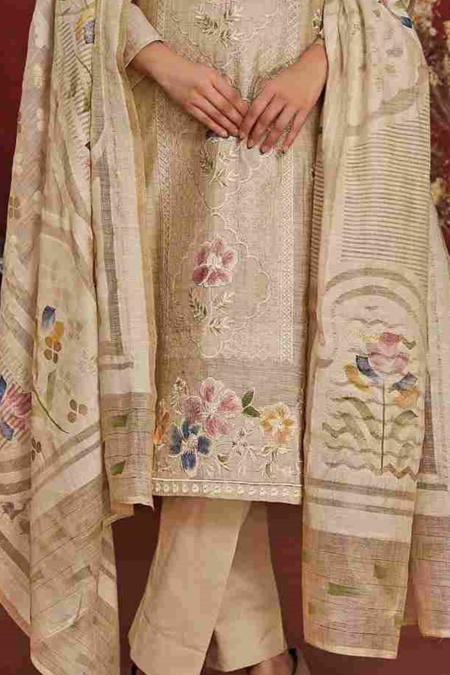 TANISHQ RESHAM EMBROIDERED SILK COLLECTION | 15926