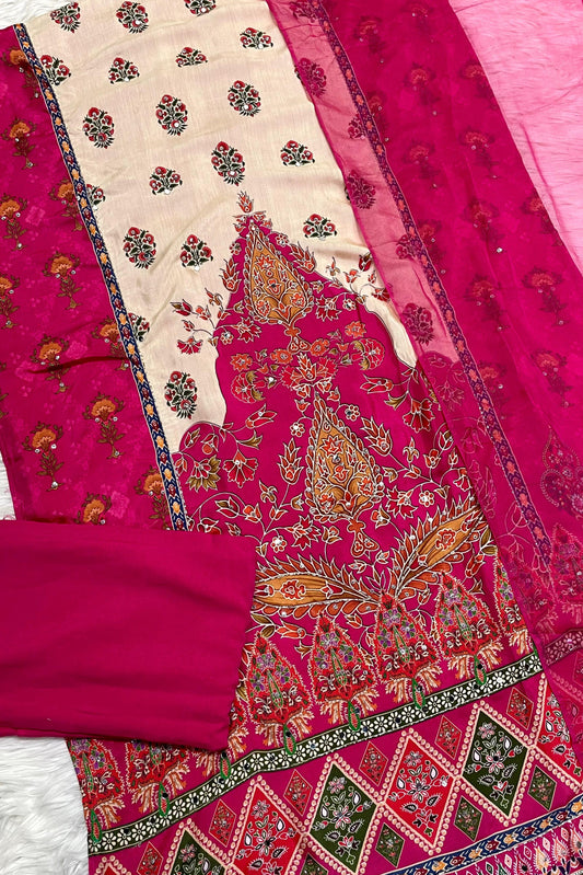 ELEGANCE MUSLIN HANDWORK COLLECTION | B-203