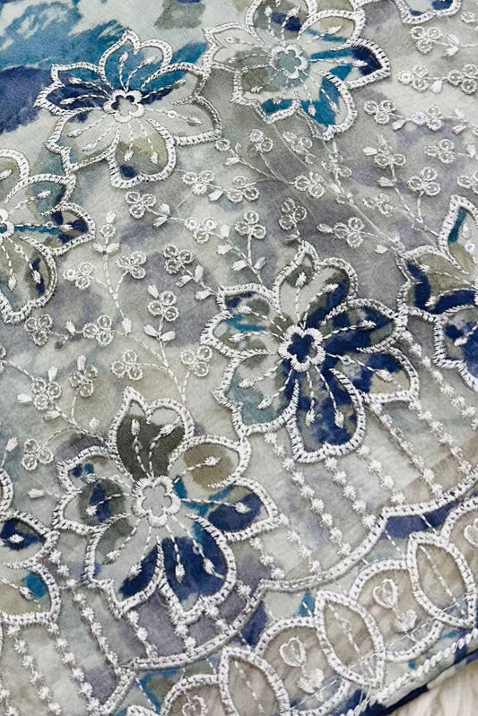 COLOURFUL PURE CAMBRIC LAWN EMBROIDERED COLLECTION | A-1921