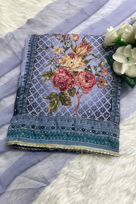 PREMIUM MUSLIN HANDWORK COLLECTION | P-004