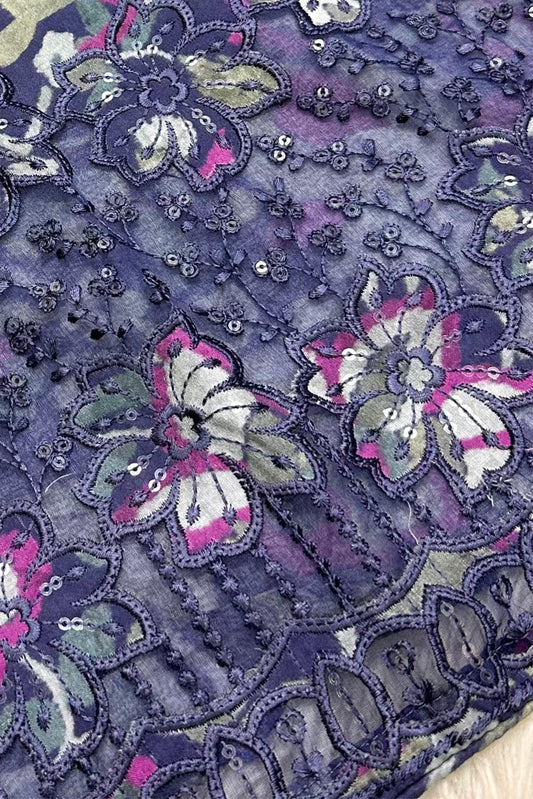 COLOURFUL PURE CAMBRIC LAWN EMBROIDERED COLLECTION | A-1922