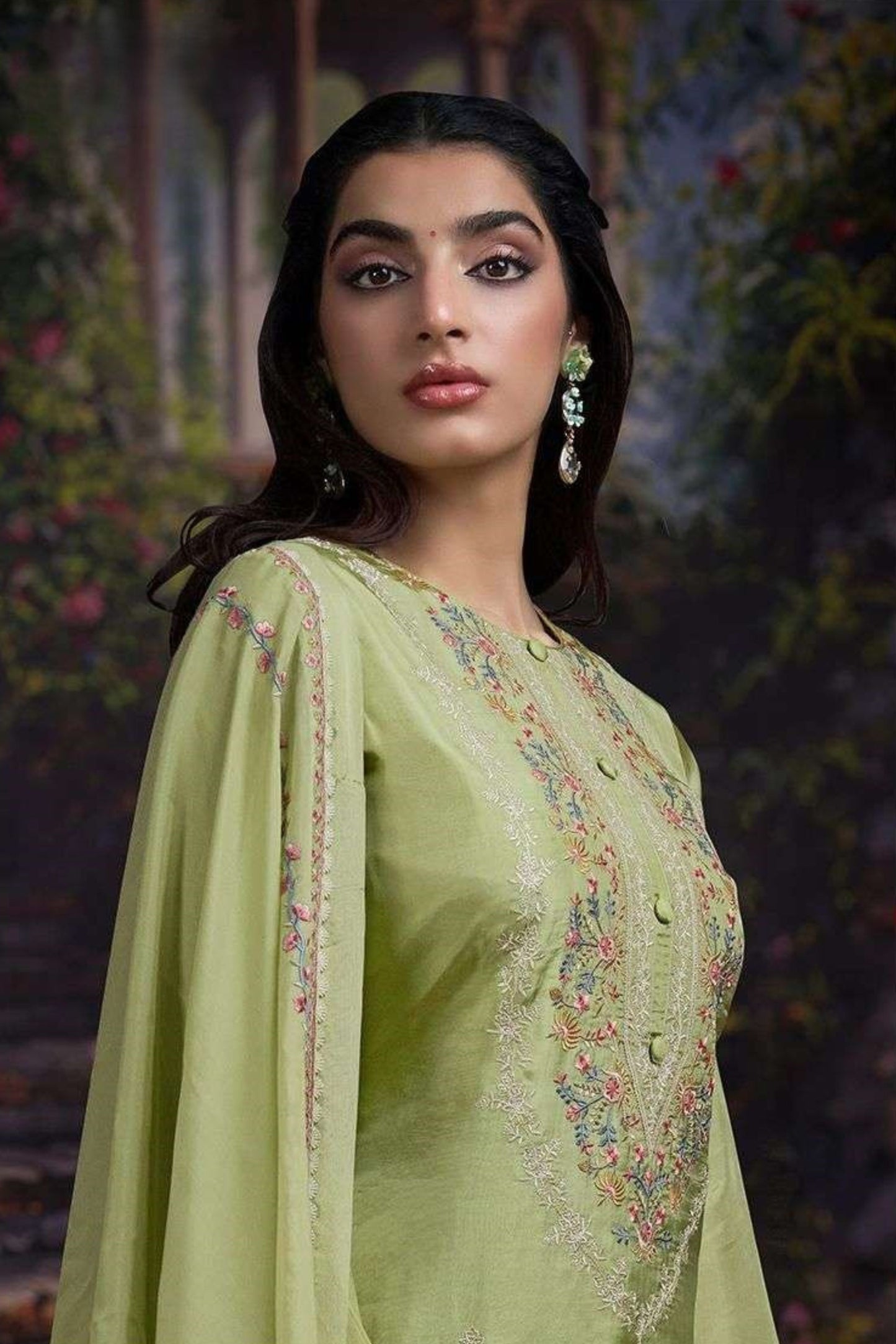 SHAYA FANCY EMBROIDERED SILK COLLECTION | 1108-E