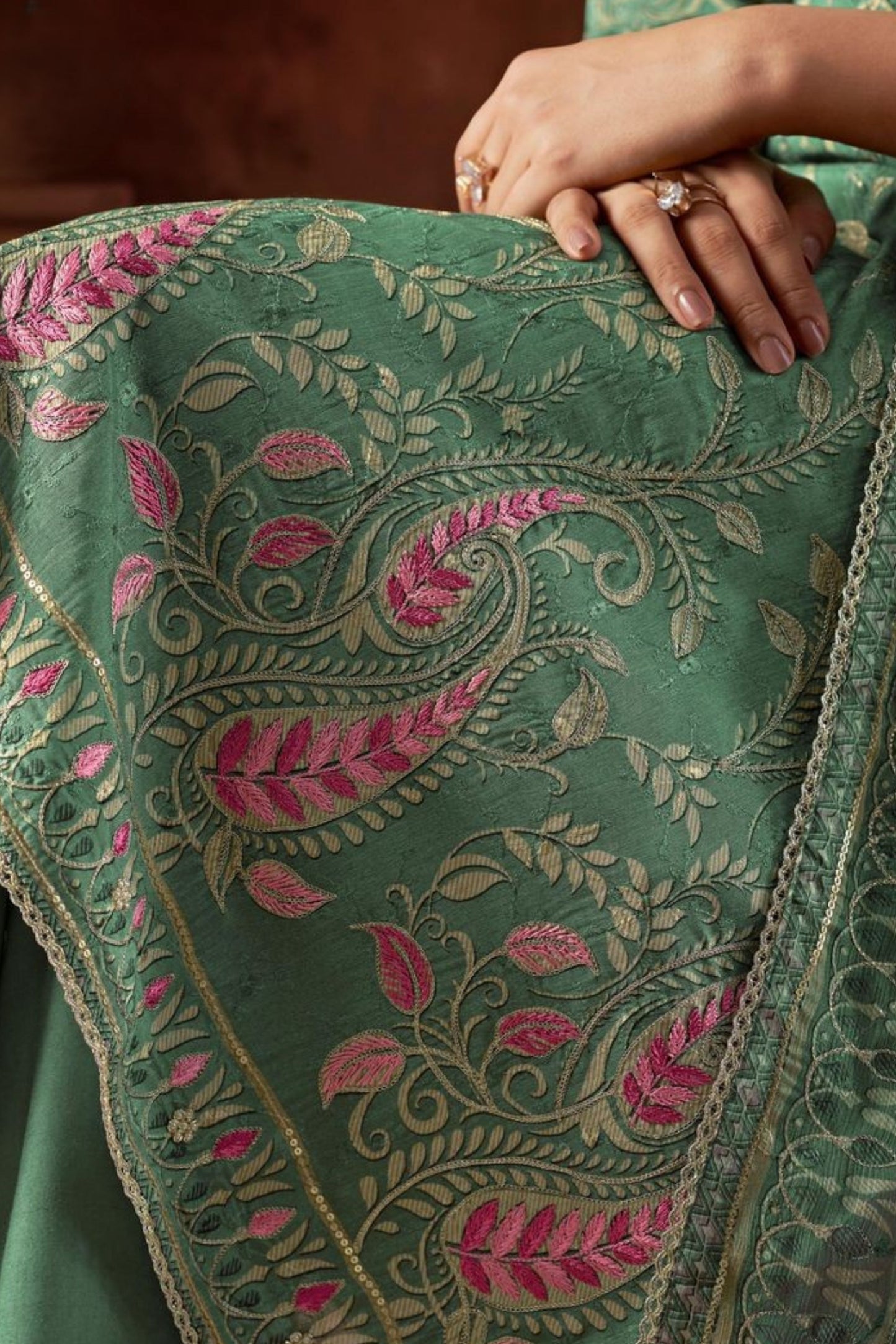 BAANI MUSLIN PRINTED EMBROIDERY COLLECTION | D-901