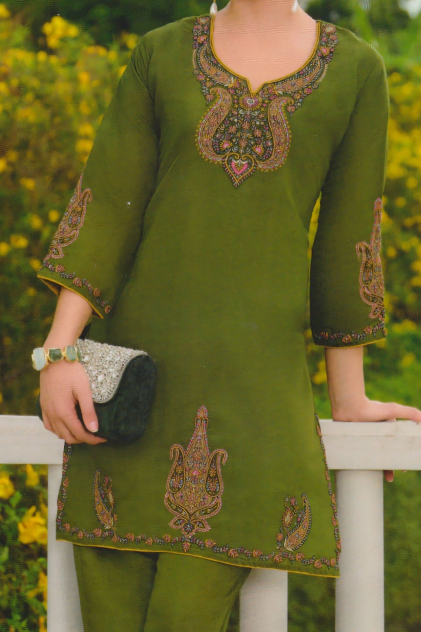 SILK EMBROIDERED CO-ORD SET COLLECTION | 002