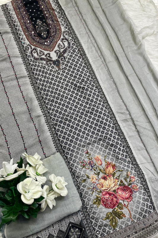 PREMIUM MUSLIN HANDWORK COLLECTION | P-001