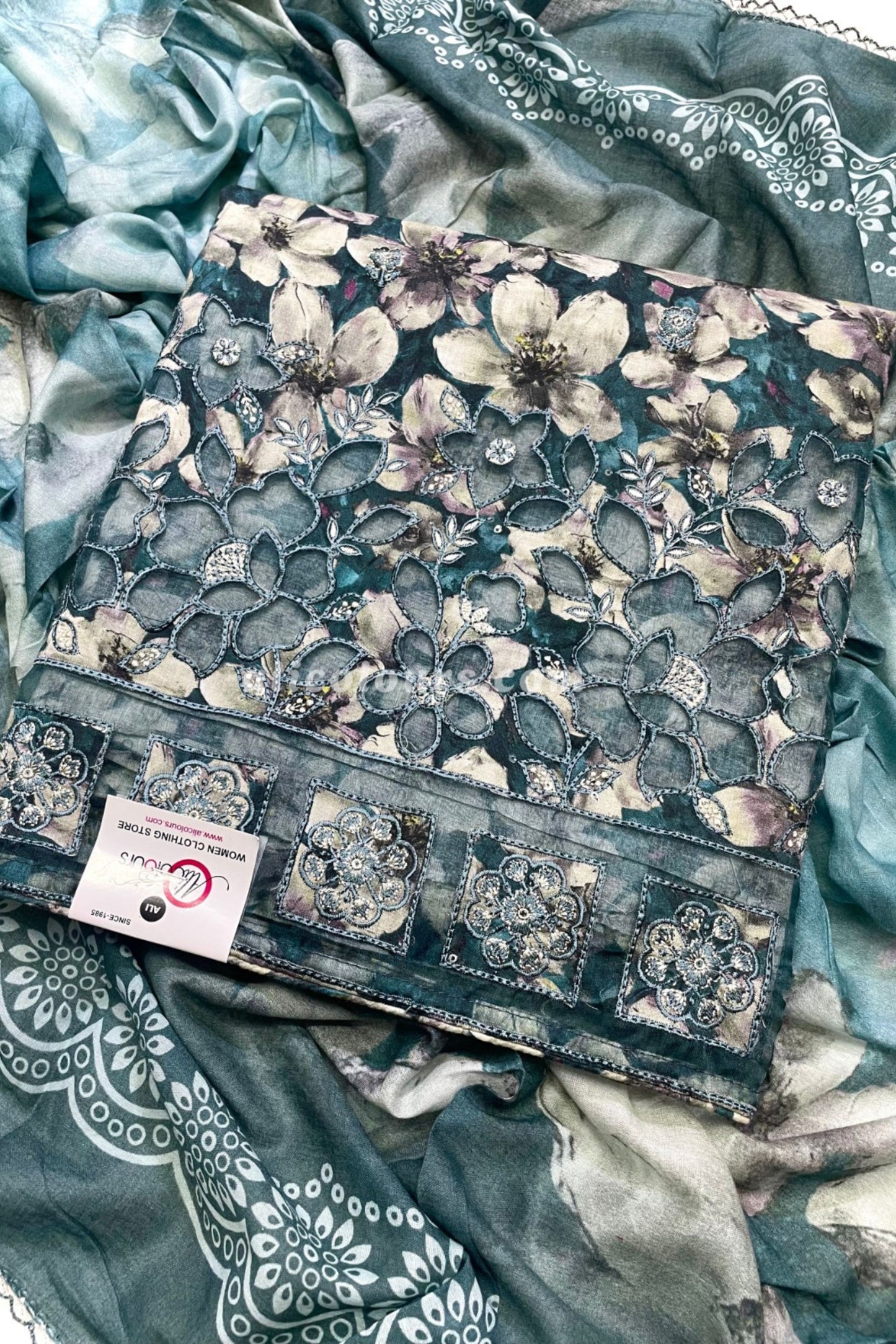 COTTON LAWN EMBROIDERED PERFECTION | 134-B