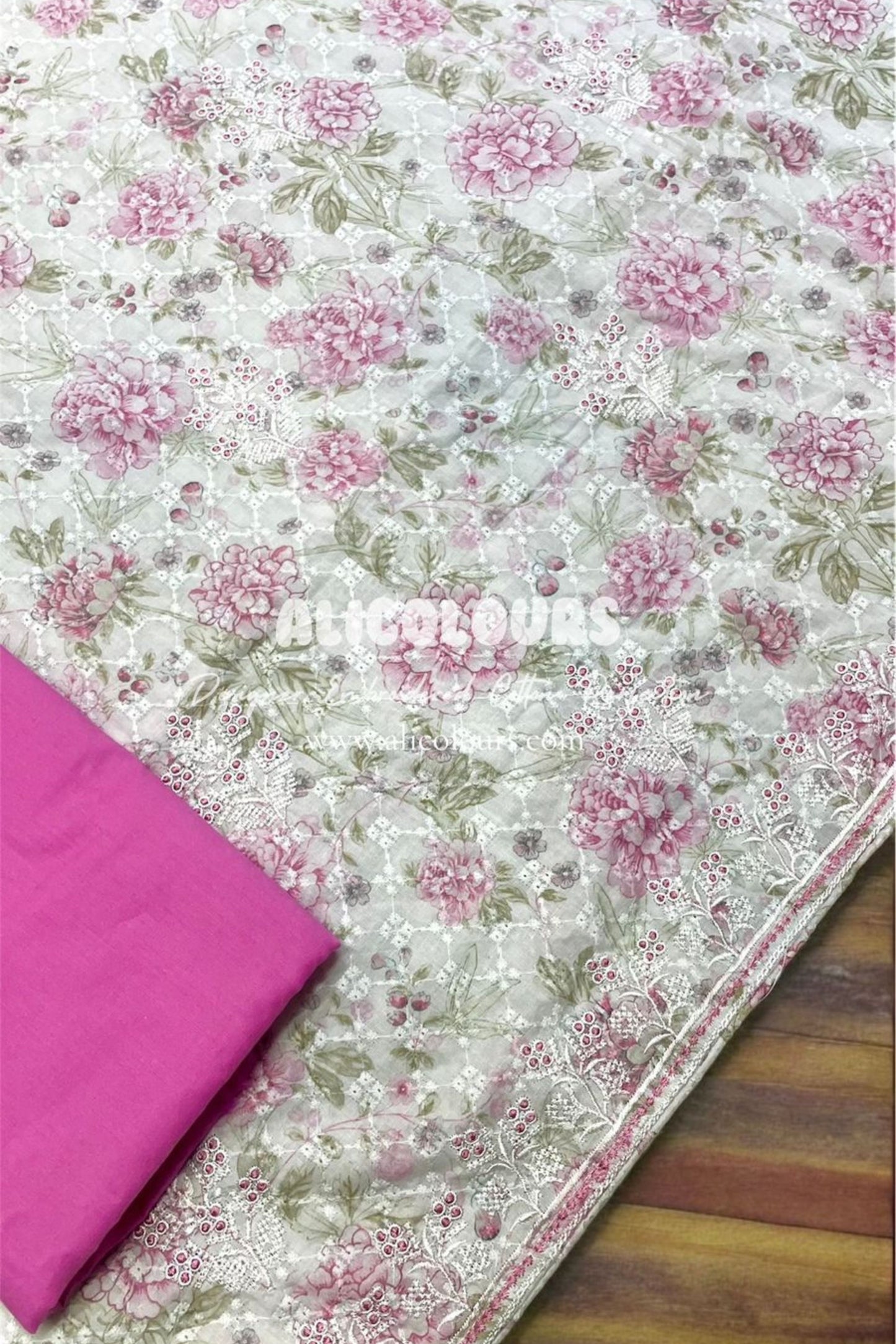 CHIKANKARI COTTON EMBROIDERED COLLECTION | 1002