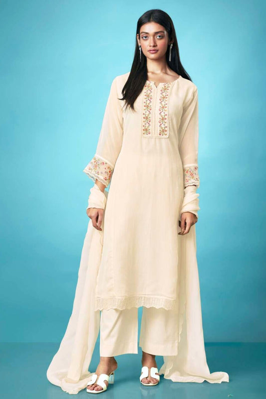 EXCLUSIVE ORGANZA THREAD EMBROIDERED PERFECTION | S-1304-A