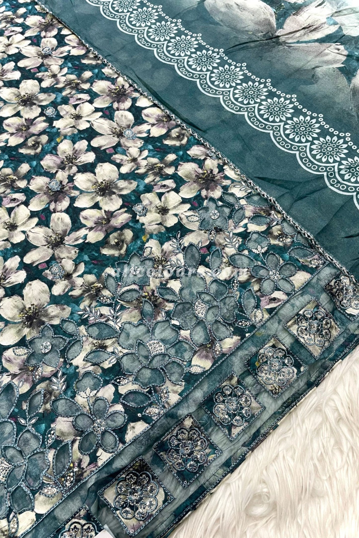 COTTON LAWN EMBROIDERED PERFECTION | 134-B