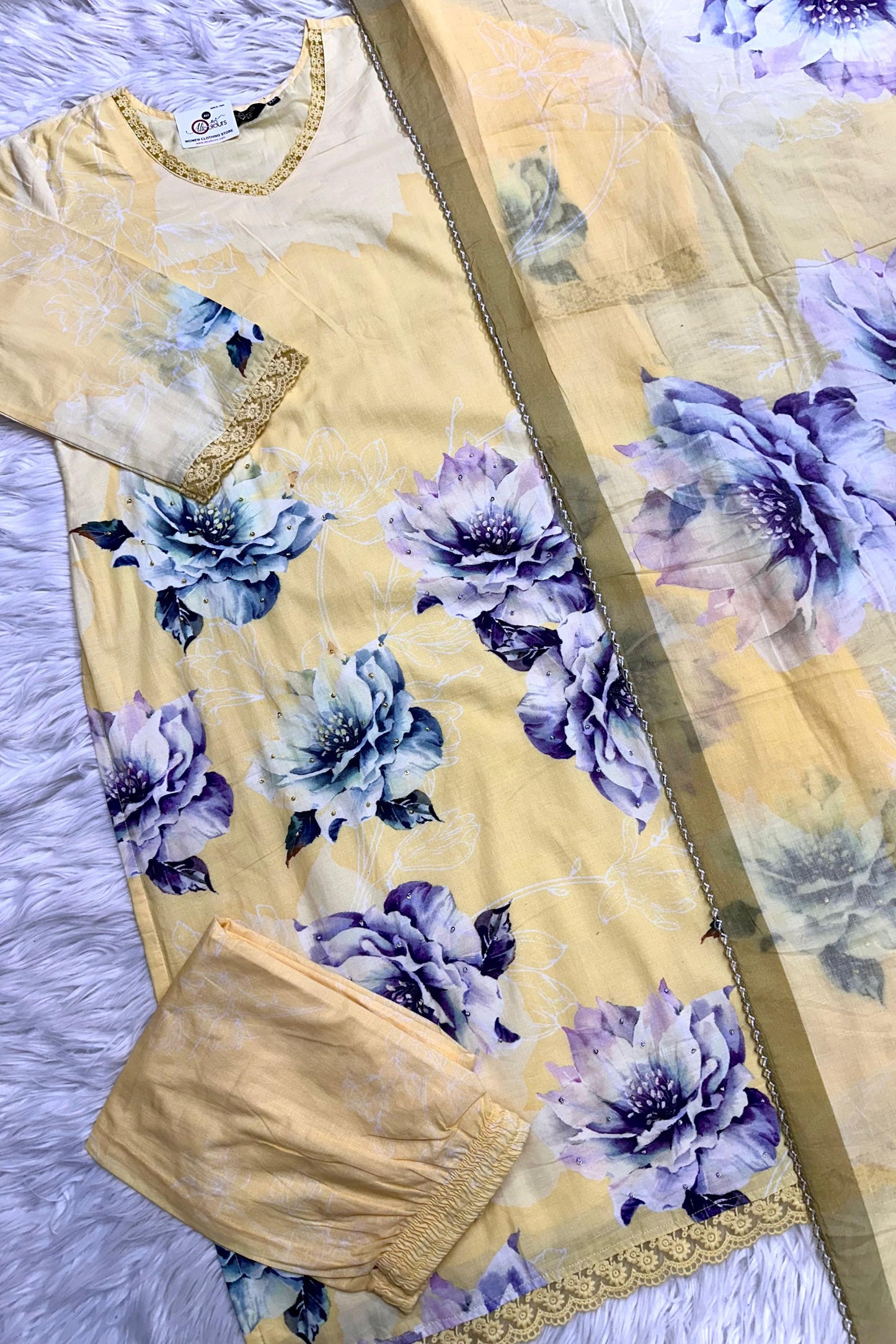 FLORAL COTTON STITCHED COLLECTION | 912