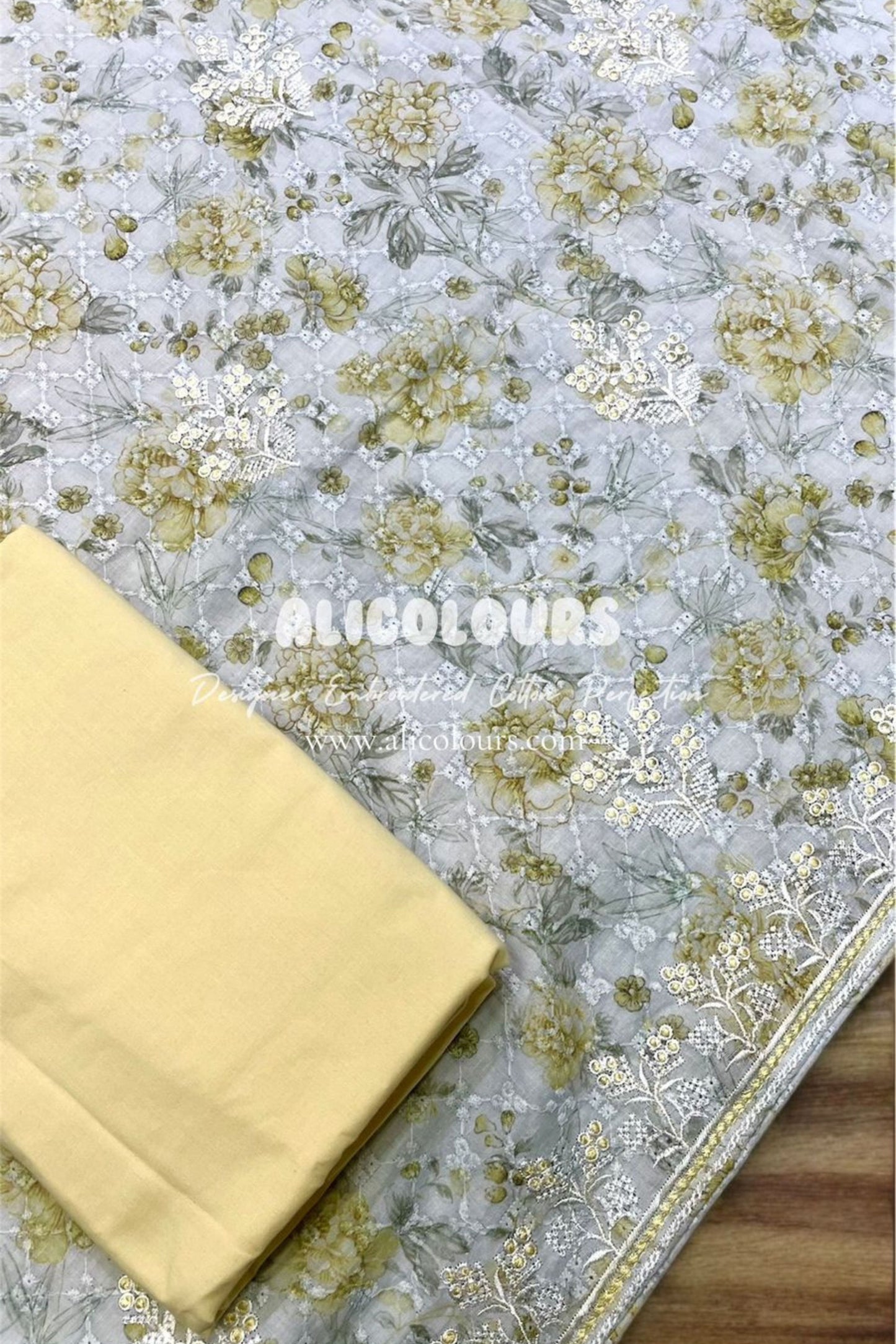 CHIKANKARI COTTON EMBROIDERED COLLECTION | 1003