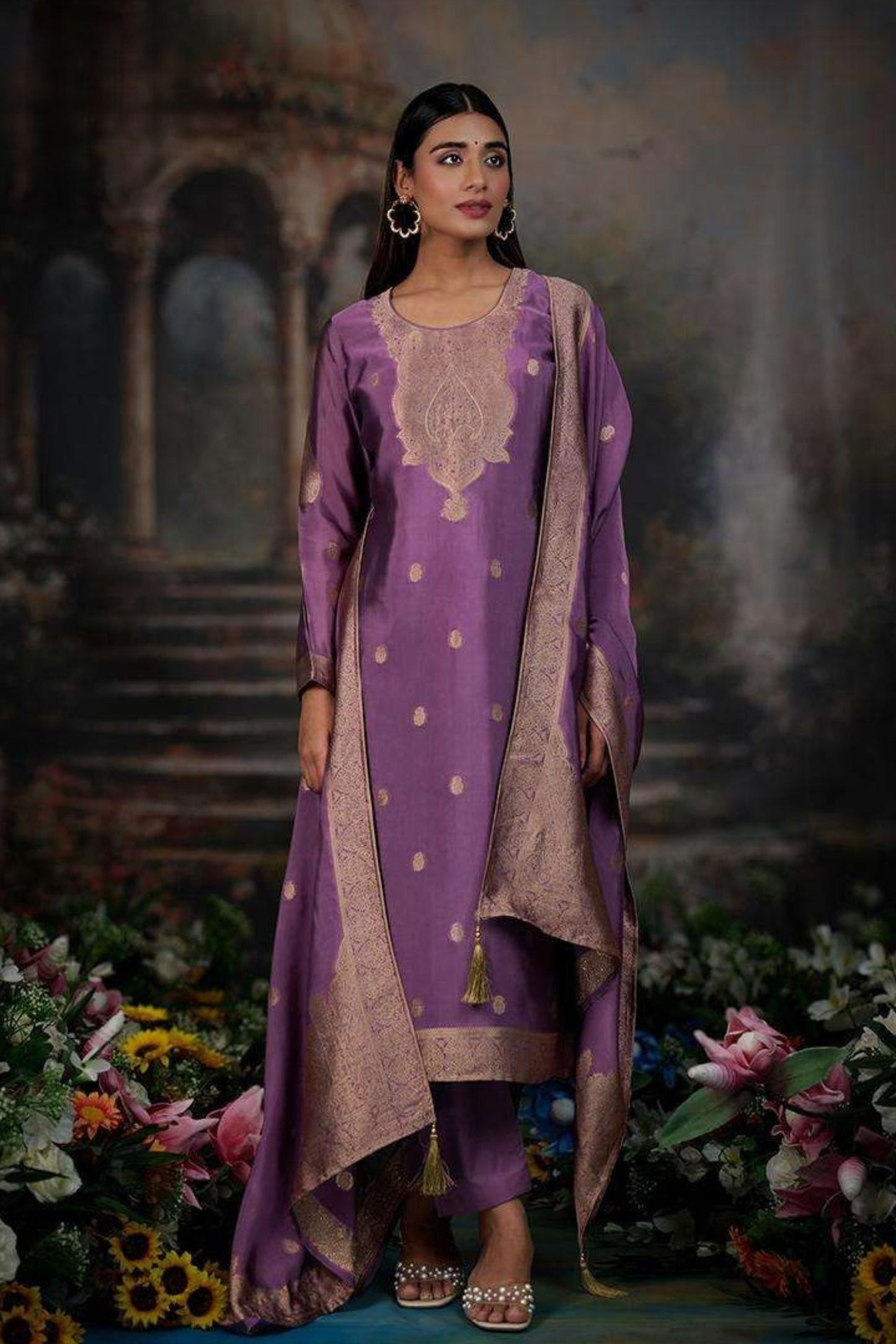 VRISA DESIGNER JACQUARD SILK PERFECTION | NE-1001