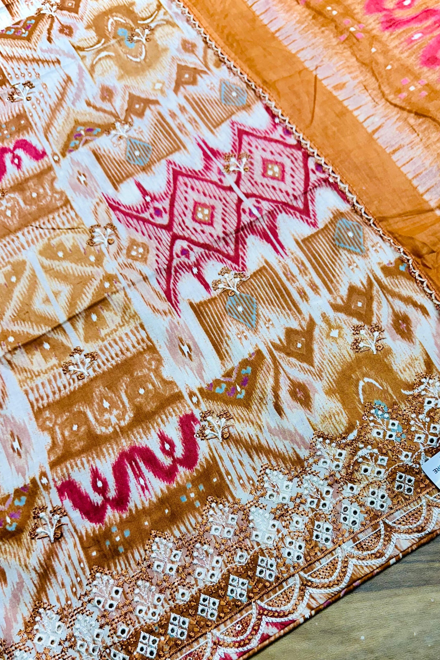 ZICK ZACK CAMBRIC COTTON EMBROIDERED COLLECTION