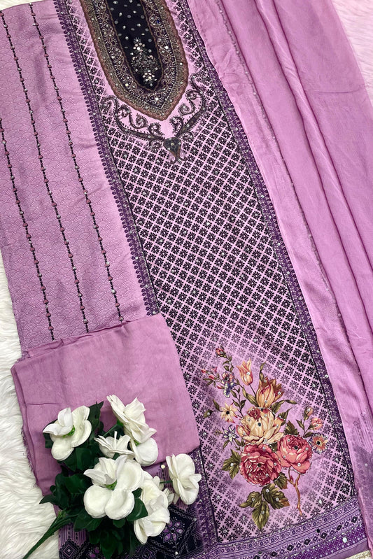 PREMIUM MUSLIN HANDWORK COLLECTION | P-003