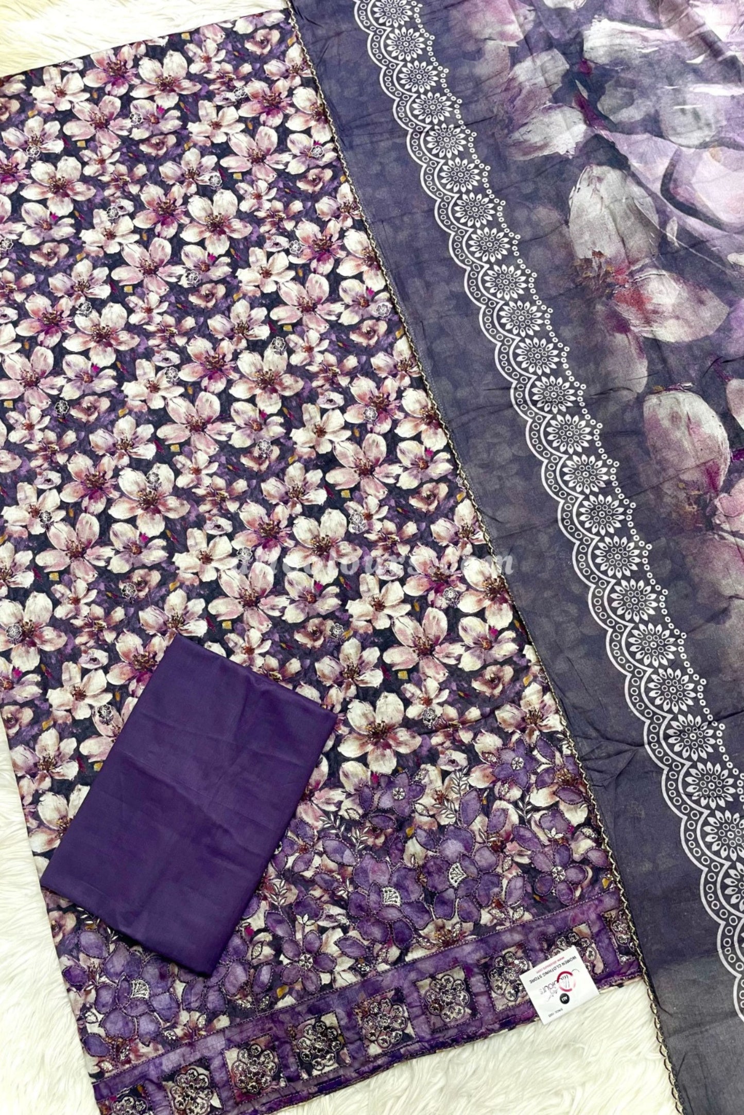 COTTON LAWN EMBROIDERED PERFECTION | 134-C
