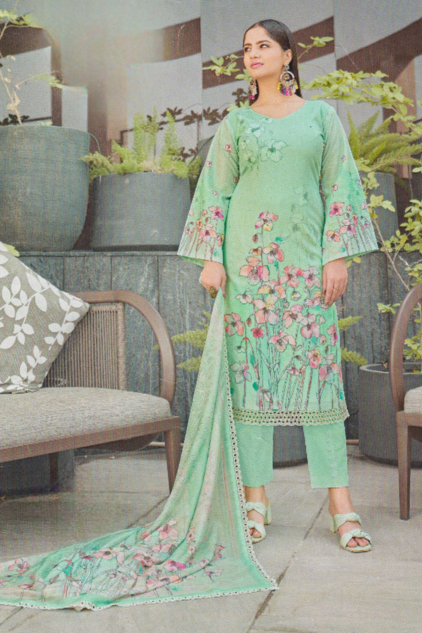 EMBROIDERED MAL MAL COTTON COLLECTION | 73246-A