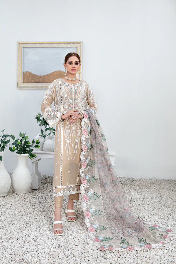 Alsaba Embroidered Fancy Collection | D 1345