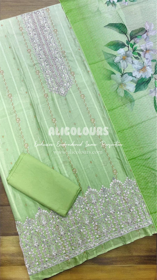EXCLUSIVE EMBROIDERED LUXURIOUS SOFT LAWN PERFECTION | C-1100
