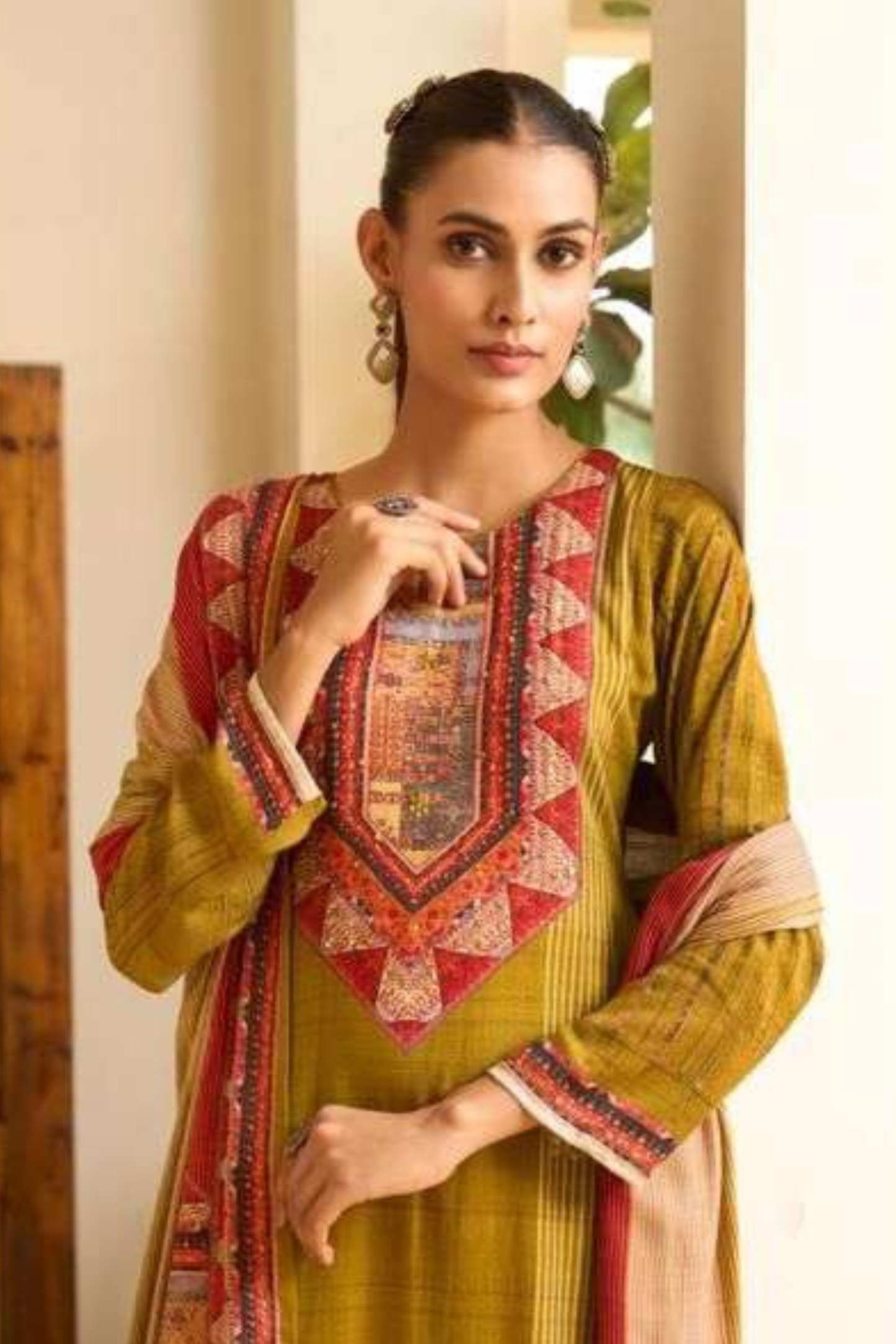 Majestic Pashmina Kaftan Set