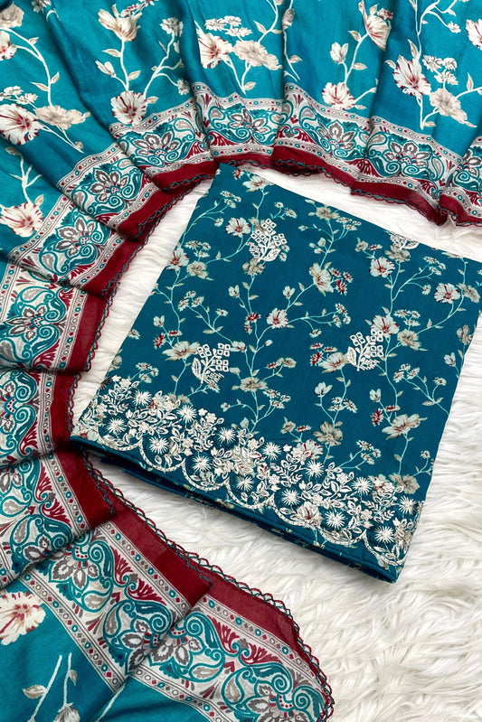 EXCLUSIVE EMBROIDERED LUXURIOUS SOFT COTTON PERFECTION