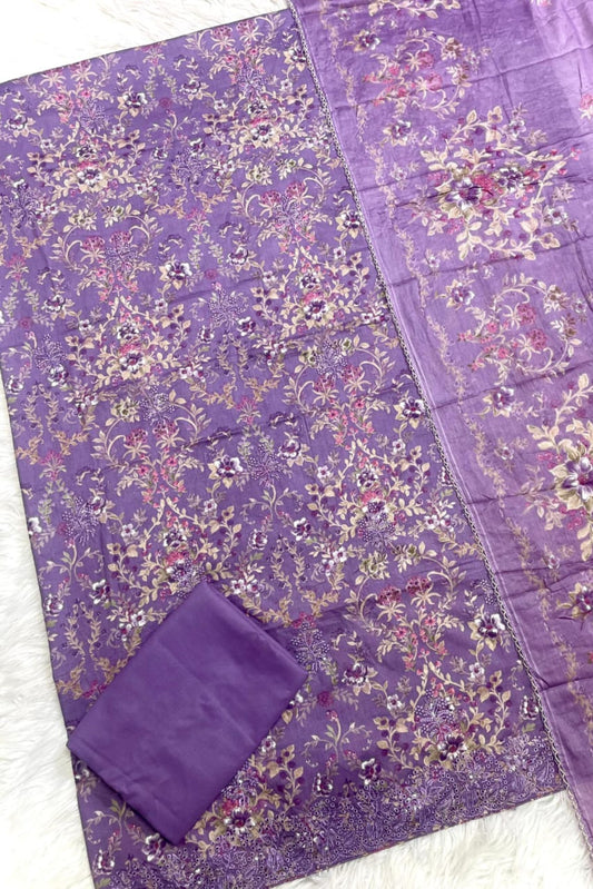 EXCLUSIVE EMBROIDERED LUXURIOUS SOFT COTTON PERFECTION