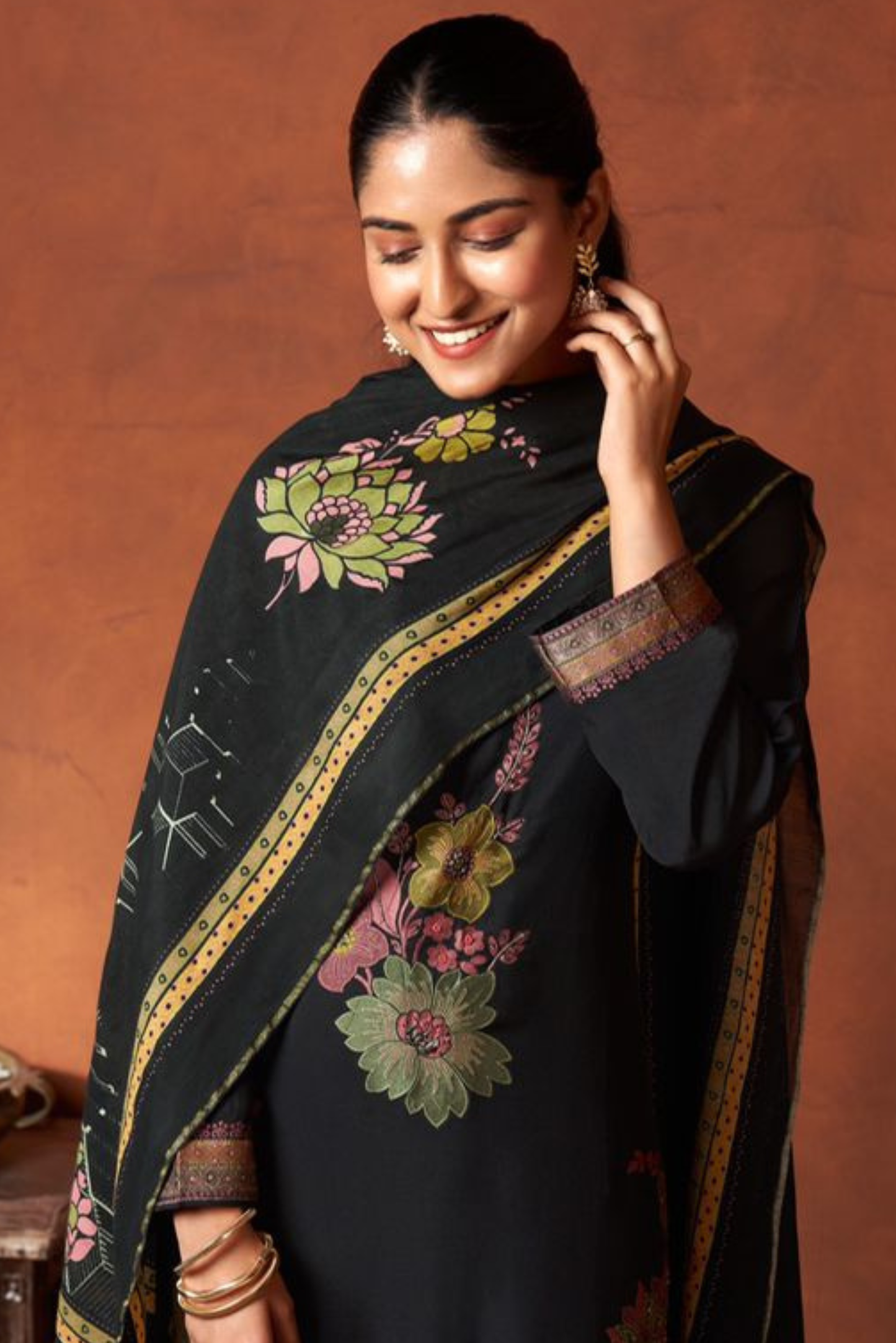 Royal Jacquard Muslin Ensemble