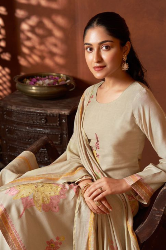 Royal Jacquard Muslin Ensemble