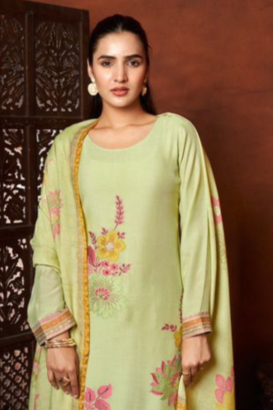 Royal Jacquard Muslin Ensemble