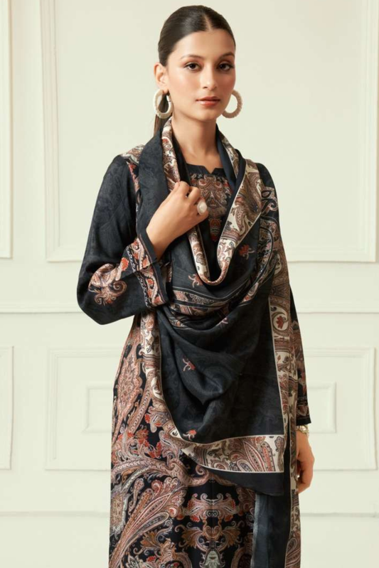 Elegance Royal Muslin Suit