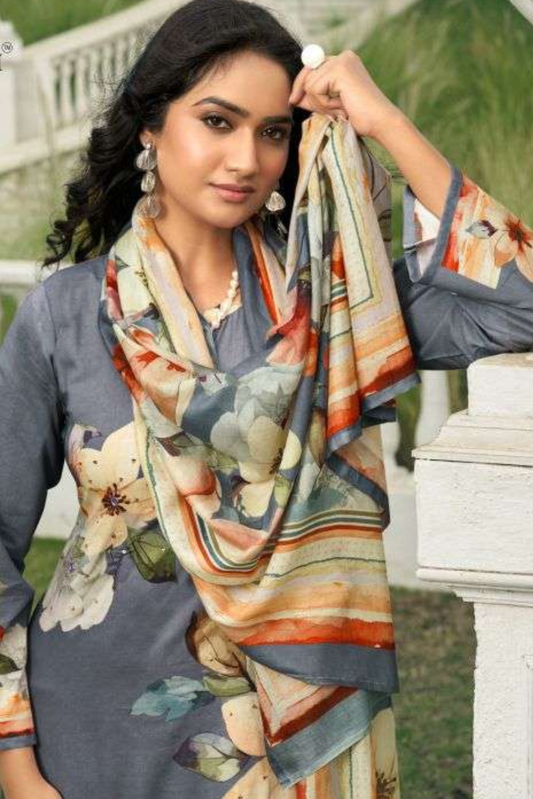 Floral Embroidery Pasmina Edition