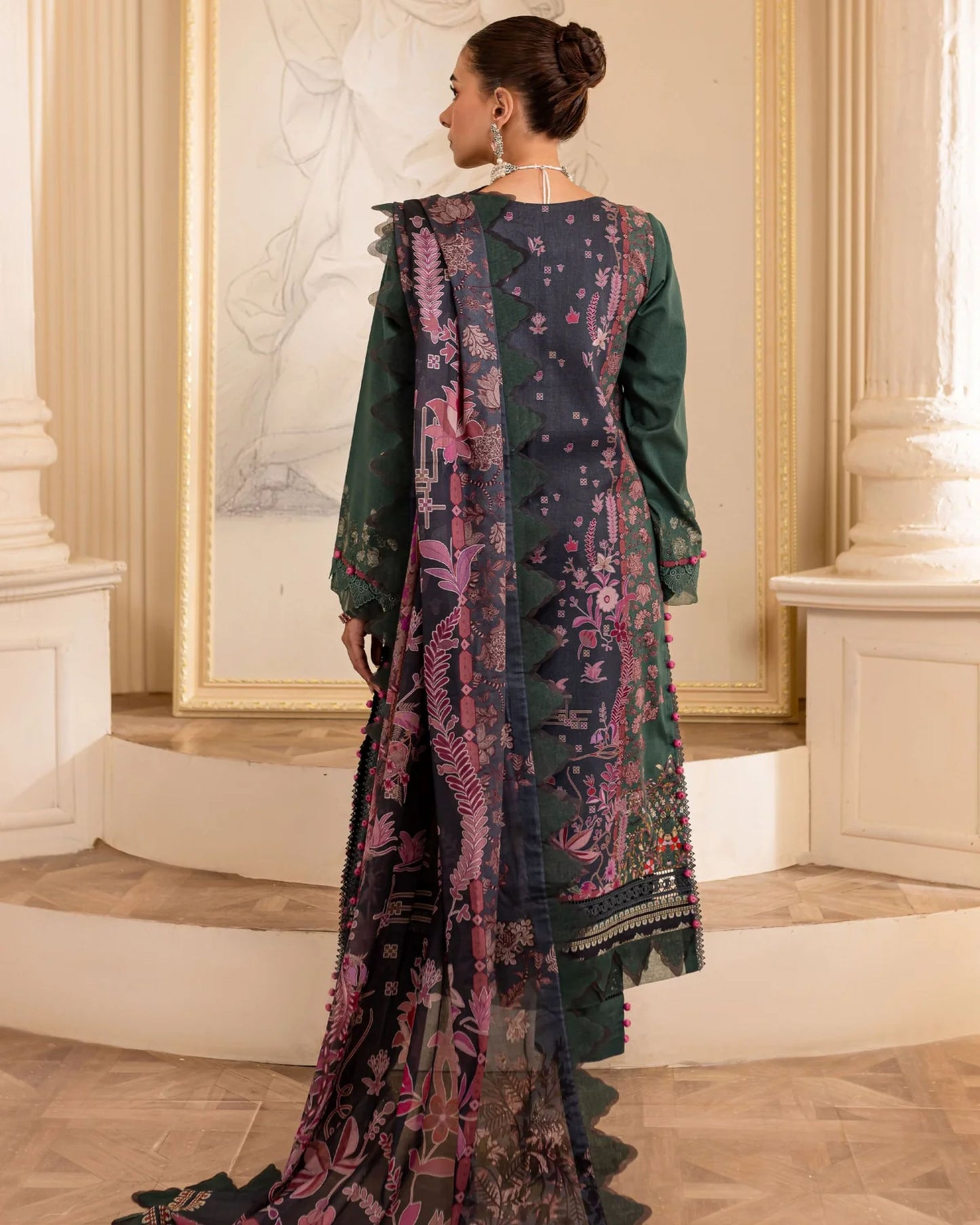 Embroidered Urbane Lawn Collection - 20568