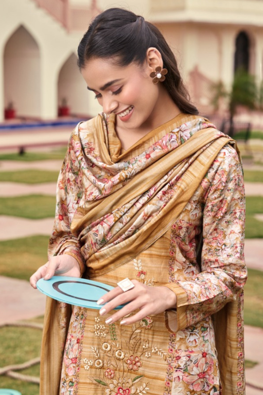 Floral Embroidery Pashmina Edition