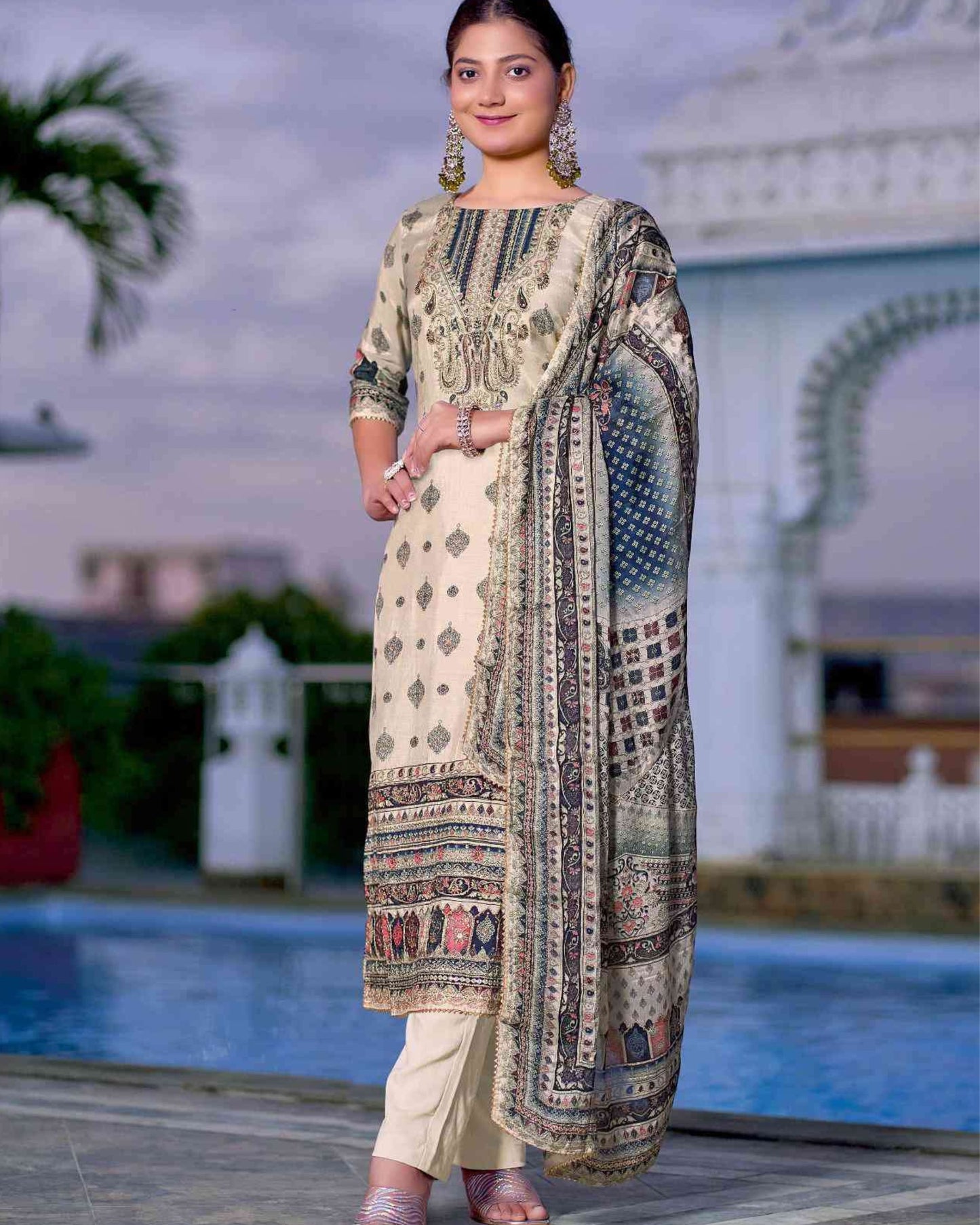 Shimpy Vol 04 Fancy Muslin Collection - 402