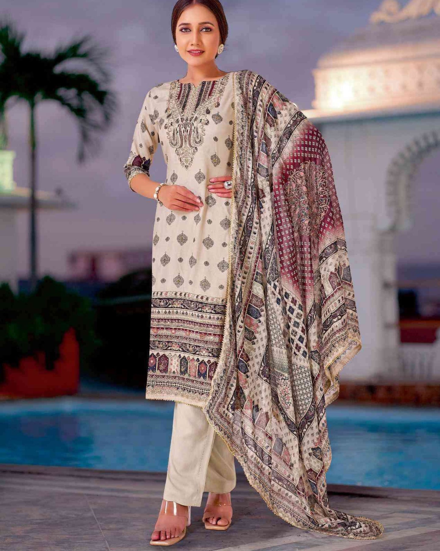 Shimpy Vol 04 Fancy Muslin Collection - 401