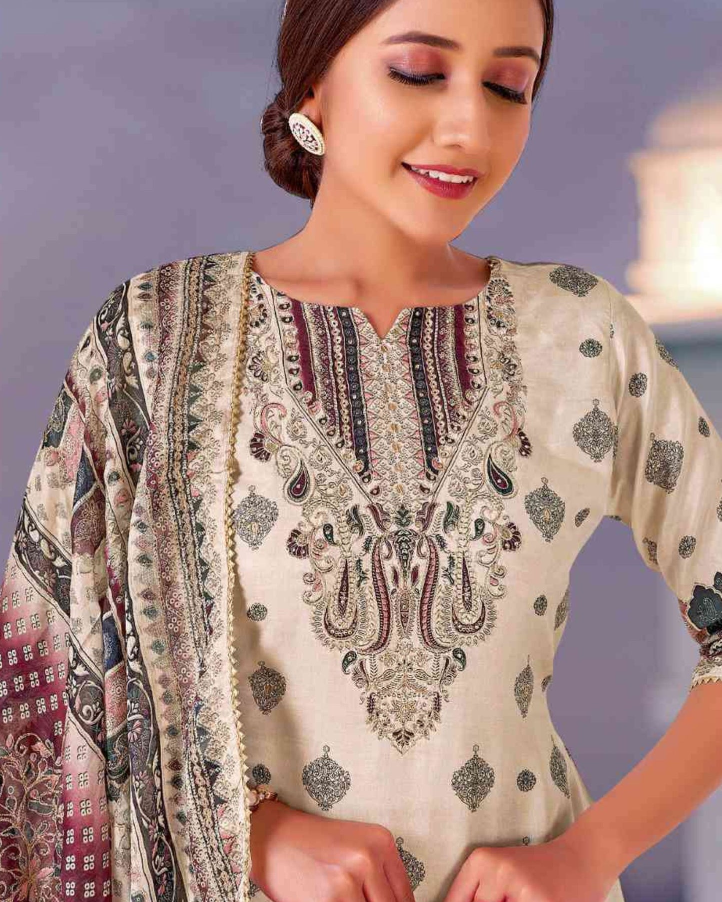 Shimpy Vol 04 Fancy Muslin Collection - 401