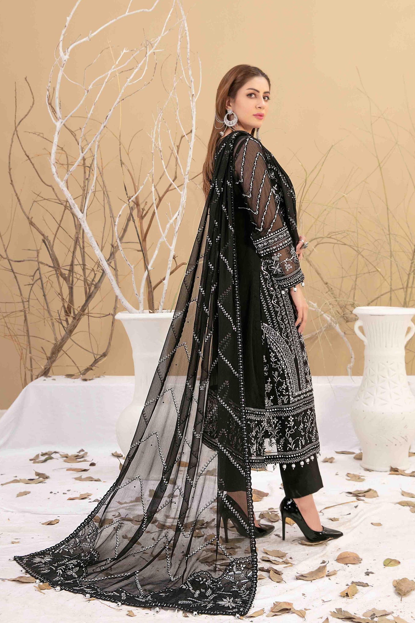 Sinem Embroidered Fancy Collection | D 8705